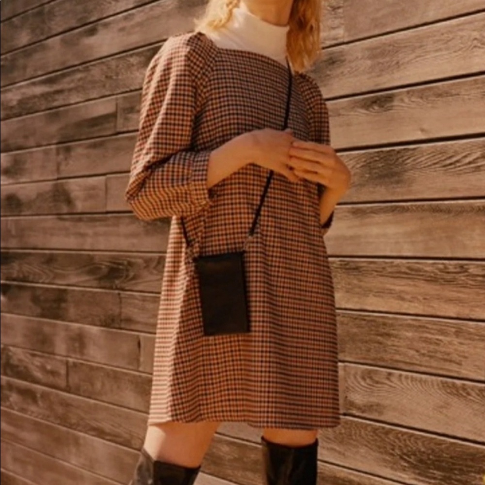 Plaid Zara dress size M!